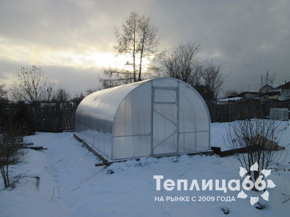 Теплица Рада Макси из поликарбоната, ширина 3 м